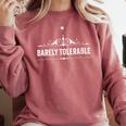 Jane Austens Hardly Bearable Book Quote Comfort Colors Sweatshirt Orchid