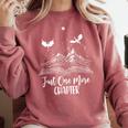 Just One More Chapter Romantasy Dragon Fantasy Romance Book Comfort Colors Sweatshirt Orchid Just One More Chapter Romantasy Dragon Fantasy Romance Book Comfort Colors Sweatshirt Orchid