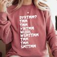 Do You Know The Muffin Man DYKTMM Nostalgia Quote Comfort Colors Sweatshirt Orchid