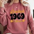 Limited 1969 Edition Retro Nostalgia Art Premium Comfort Colors Sweatshirt Orchid Limited 1969 Edition Retro Nostalgia Art Premium Comfort Colors Sweatshirt Orchid