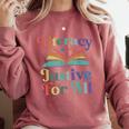 Literacy Justice For All Stop Book Banning Protect Librarian Comfort Colors Sweatshirt Orchid