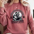 Literary Lover Reading Raccoon Books Premium Comfort Colors Sweatshirt Orchid Literary Lover Reading Raccoon Books Premium Comfort Colors Sweatshirt Orchid