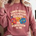 Lunch Boxes With Stickers Lunch Box Nostalgia Retro Comfort Colors Sweatshirt Orchid Lunch Boxes With Stickers Lunch Box Nostalgia Retro Comfort Colors Sweatshirt Orchid
