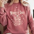 Morally Grey Book Club Reading Shirt Bookish Bookworm Comfort Colors Sweatshirt Orchid