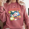Nostalgia Gen X 90s Nineties Things Comfort Colors Sweatshirt Orchid