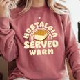 Nostalgia Served Warm Smore Comfort Colors Sweatshirt Orchid Nostalgia Served Warm Smore Comfort Colors Sweatshirt Orchid