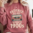 Patience Please I'm From The 1900s Cassette Comfort Colors Sweatshirt Orchid Patience Please I'm From The 1900s Cassette Comfort Colors Sweatshirt Orchid
