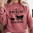 Be Patient With Me I'm From The 1900s Premium Tri-Blend Comfort Colors Sweatshirt Orchid