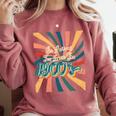 BE PATIENT I'M FROM THE 1900s RETRO SUNSET 90s 80s 70s Comfort Colors Sweatshirt Orchid