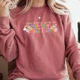 Some People Train For Marathons I Train For Book Fairs Comfort Colors Sweatshirt Orchid