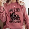 The People Who'Ve Banned Books Were The Good Guys Comfort Colors Sweatshirt Orchid The People Who'Ve Banned Books Were The Good Guys Comfort Colors Sweatshirt Orchid