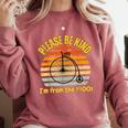 Please Be Kind I'm From The 1900s Penny Farthing Comfort Colors Sweatshirt Orchid Please Be Kind I'm From The 1900s Penny Farthing Comfort Colors Sweatshirt Orchid