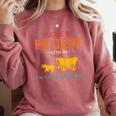 Please Be Patient With Me I'm From The 1900s 2024 Mom Dad Comfort Colors Sweatshirt Orchid