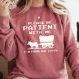 Please Patient I'm From The 1900s Boomer Meme Premium Comfort Colors Sweatshirt Orchid Please Patient I'm From The 1900s Boomer Meme Premium Comfort Colors Sweatshirt Orchid