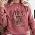 Please Be Patient I'm From The 1900s Boomer Meme Print Premium Comfort Colors Sweatshirt Orchid