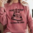 Please Be Patient With Me I'm From The 1900s Cassette Pencil Premium Comfort Colors Sweatshirt Orchid Please Be Patient With Me I'm From The 1900s Cassette Pencil Premium Comfort Colors Sweatshirt Orchid