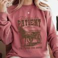 Please Be Patient With Me I'm From The 1900s Graphic Comfort Colors Sweatshirt Orchid