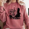 Please Be Patient With Me I'm From The 1900s Covered Wagon Comfort Colors Sweatshirt Orchid Please Be Patient With Me I'm From The 1900s Covered Wagon Comfort Colors Sweatshirt Orchid