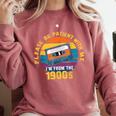 Please Be Patient With Me I'm From The 1900s Dad Comfort Colors Sweatshirt Orchid