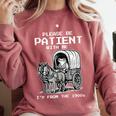 Please Be Patient With Me I'm From The 1900s Frog Comfort Colors Sweatshirt Orchid Please Be Patient With Me I'm From The 1900s Frog Comfort Colors Sweatshirt Orchid