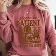 Please Be Patient With Me I'm From The 1900s Grandpa Premium Comfort Colors Sweatshirt Orchid