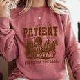 Please Be Patient With Me I'm From The 1900s 1900s Meme Comfort Colors Sweatshirt Orchid