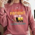Please Be Patient With My I'm From The 1900s Old Retro Comfort Colors Sweatshirt Orchid Please Be Patient With My I'm From The 1900s Old Retro Comfort Colors Sweatshirt Orchid