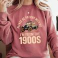 Please Be Patient With Me I'm From The 1900s Oldtimer B-Day Comfort Colors Sweatshirt Orchid