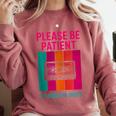 Please Be Patient I'm From The 1900s Retro Cassette Tape Comfort Colors Sweatshirt Orchid Please Be Patient I'm From The 1900s Retro Cassette Tape Comfort Colors Sweatshirt Orchid