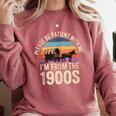 Please Be Patient With My I'm From The 1900s Retro Comfort Colors Sweatshirt Orchid