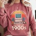 Please Be Patient I'm From The 1900s Retro Computer Geek PC Premium Comfort Colors Sweatshirt Orchid Please Be Patient I'm From The 1900s Retro Computer Geek PC Premium Comfort Colors Sweatshirt Orchid