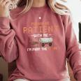 Please Be Patient With Me I'm From The 1900s Retro Trail Comfort Colors Sweatshirt Orchid Please Be Patient With Me I'm From The 1900s Retro Trail Comfort Colors Sweatshirt Orchid