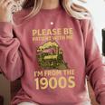 Please Be Patient With Me I'm From The 1900s Steam Train Comfort Colors Sweatshirt Orchid Please Be Patient With Me I'm From The 1900s Steam Train Comfort Colors Sweatshirt Orchid