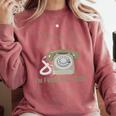 Please Be Patient With Me I'm From The 1900s Telephone Premium Comfort Colors Sweatshirt Orchid