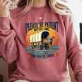 Please Be Patient With Me I'm From The 1900s Women Men Raglan Baseball Tee Comfort Colors Sweatshirt Orchid Please Be Patient With Me I'm From The 1900s Women Men Raglan Baseball Tee Comfort Colors Sweatshirt Orchid