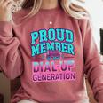 Proud Member Of The Dial Up Club Tech Nostalgia Top Comfort Colors Sweatshirt Orchid