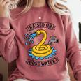 Raised On Hose Water Nostalgia Lovers Summer Vibes Comfort Colors Sweatshirt Orchid