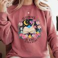 Read Books Be Kind Stay Weird Dragon Comfort Colors Sweatshirt Orchid