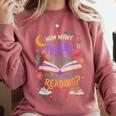 Reading 6 7 Meme Six Seven Cozy Book Lover Teacher Comfort Colors Sweatshirt Orchid
