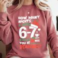 Reading 67 Meme English Teacher Christmas Book Lover Comfort Colors Sweatshirt Orchid