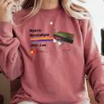 Retro Nostalgia 1980s Love Graphic Comfort Colors Sweatshirt Orchid