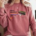 Retro Nostalgia 1980s Love Graphic Comfort Colors Sweatshirt Orchid