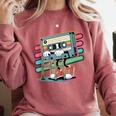 Retro Old Cassette Tape Cartoon With Walker Nostalgia Comfort Colors Sweatshirt Orchid Retro Old Cassette Tape Cartoon With Walker Nostalgia Comfort Colors Sweatshirt Orchid