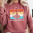 Retro Rotary Dial Nostalgia Dial Phone Comfort Colors Sweatshirt Orchid Retro Rotary Dial Nostalgia Dial Phone Comfort Colors Sweatshirt Orchid
