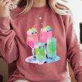Retro Soft Drinks 80s 90s Nostalgia Cute Anime Aesthetic Tee Comfort Colors Sweatshirt Orchid