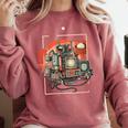 Retro Tech Stack 80s 90s Nostalgia Analog TV Cameras Comfort Colors Sweatshirt Orchid Retro Tech Stack 80s 90s Nostalgia Analog TV Cameras Comfort Colors Sweatshirt Orchid