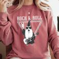 Rock & Roll Wizard Music Nostalgia Comfort Colors Sweatshirt Orchid Rock & Roll Wizard Music Nostalgia Comfort Colors Sweatshirt Orchid