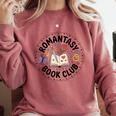 Romantasy Book Club Romance Fantasy Book Lover Tee Comfort Colors Sweatshirt Orchid