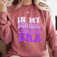In My School Librarian Era Groovy Back To School Book Lover Comfort Colors Sweatshirt Orchid In My School Librarian Era Groovy Back To School Book Lover Comfort Colors Sweatshirt Orchid