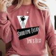 Showtime Every Moment Cinema Nostalgia Film Buff Humor Comfort Colors Sweatshirt Orchid